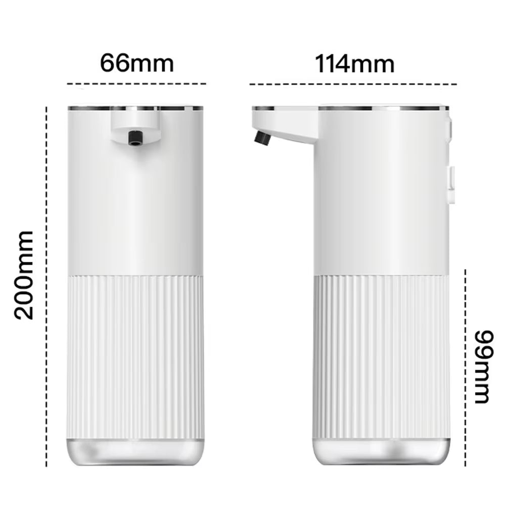 Automatic Foaming Soap Dispenser Touchless Auto Soap Dispenser 4 Levels Adjustable Hand Sanitizer Dispenser for Kitchen Bathroom