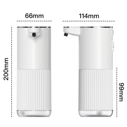 Automatic Foaming Soap Dispenser Touchless Auto Soap Dispenser 4 Levels Adjustable Hand Sanitizer Dispenser for Kitchen Bathroom