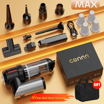 CENRR 998000PA Car Vacuum Cleaner Mini Cordless Powerful Wireless Car Cleaner Handheld Portable Vacuum Cleaner Home Appliance
