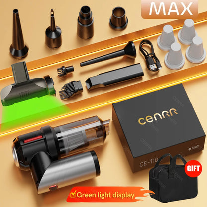 CENRR 998000PA Car Vacuum Cleaner Mini Cordless Powerful Wireless Car Cleaner Handheld Portable Vacuum Cleaner Home Appliance