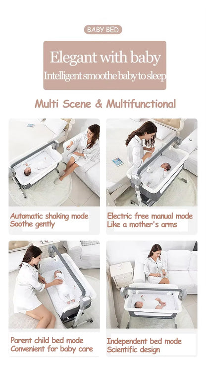 Baby Swing Baby Cribs Rocking Chair for Baby Swing for Baby Electric Baby Rest Chair Infant Rocking Bed Mother-Kids Bouncer